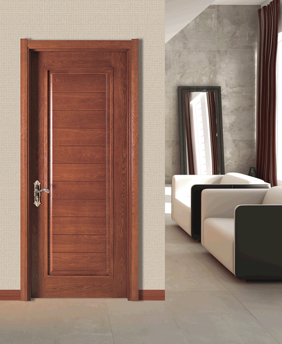 2020年熱銷X-4052平開雕花拼貼實(shí)木烤漆門