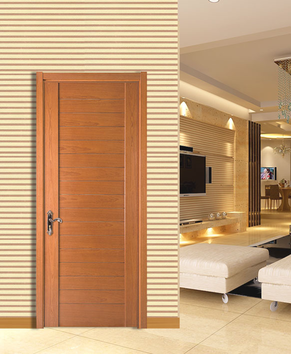 廠價(jià)熱銷新款-4054平開拼貼實(shí)木烤漆門愉心X