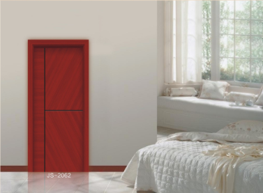 廠家直銷愉心X-4057平開拼貼實(shí)木烤漆門