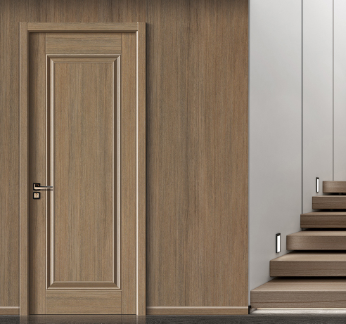 廠價直銷愉心X-3003平開外扣零度實木烤漆門