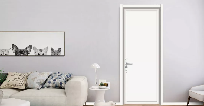 廠價直銷鑫順來X-5016平開描色實木烤漆門