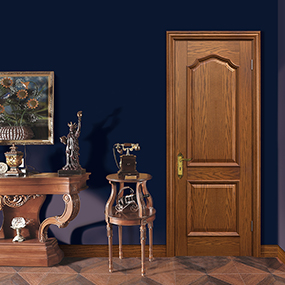 2020年新款鑫順來X-6005平開外扣實木烤漆門