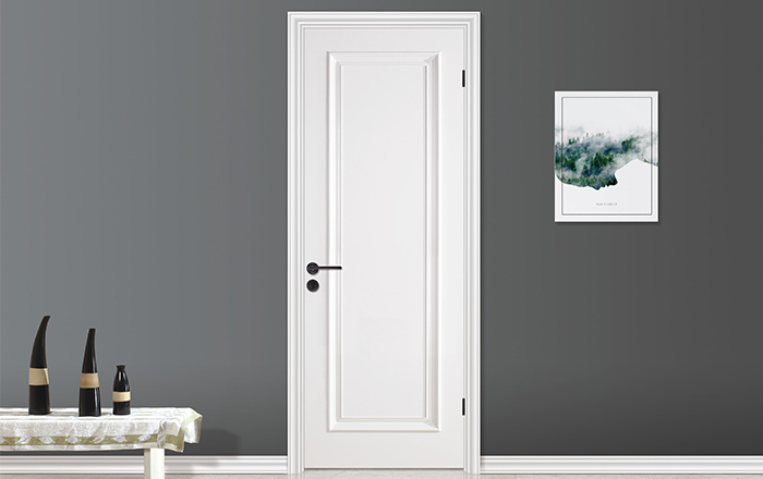 廠價直銷鑫順來X-6011平開外扣實(shí)木烤漆門