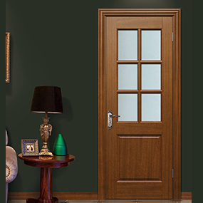 廠價直銷鑫順來X-6016平開實(shí)木烤漆門