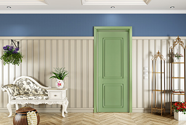 廠價直銷鑫順來X-6070平開外扣實(shí)木烤漆門