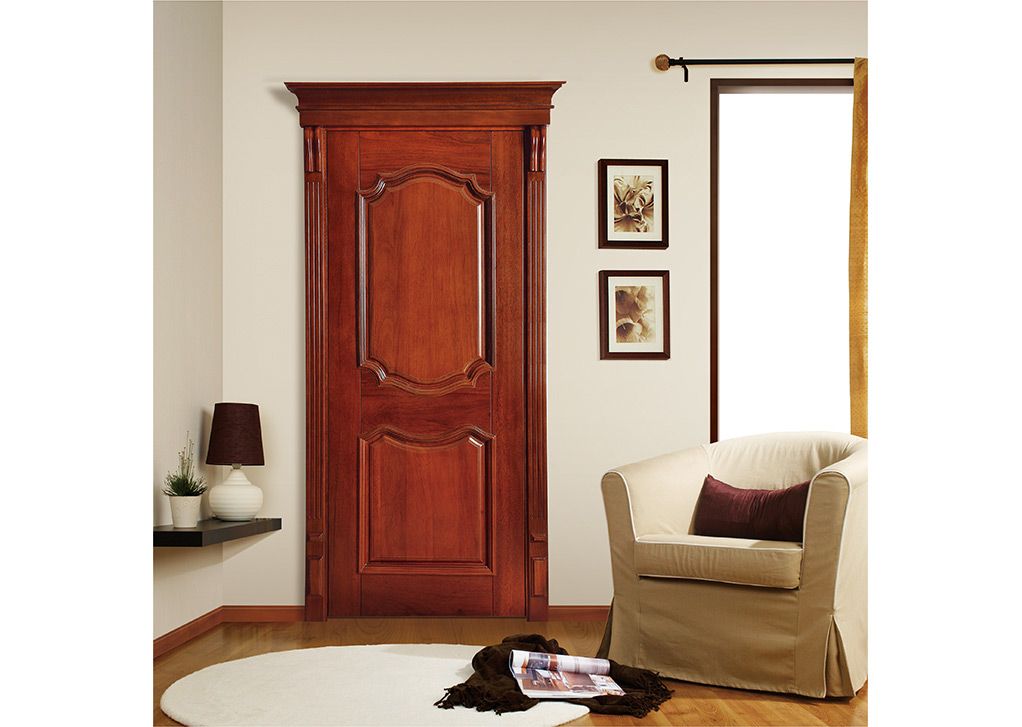 廠價直銷鑫順來X-7001平開外扣實木烤漆門