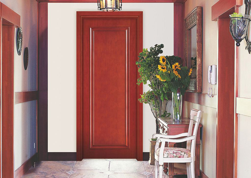 廠價直銷鑫順來X-7038平開實(shí)木烤漆門