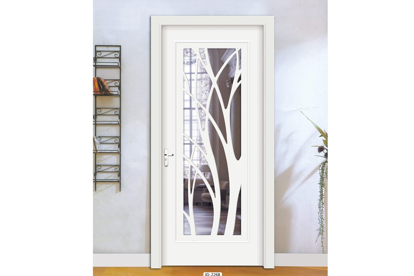 廠價直銷鑫順來X-8014平開實木烤漆門