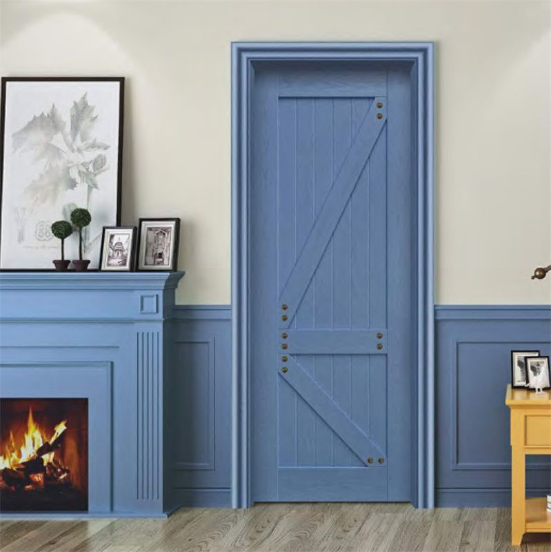 廠價直銷鑫順來X-8108平開谷窗實(shí)木烤漆門