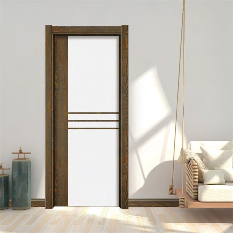 新品上市鑫順來X-8109平開拼貼實木烤漆門