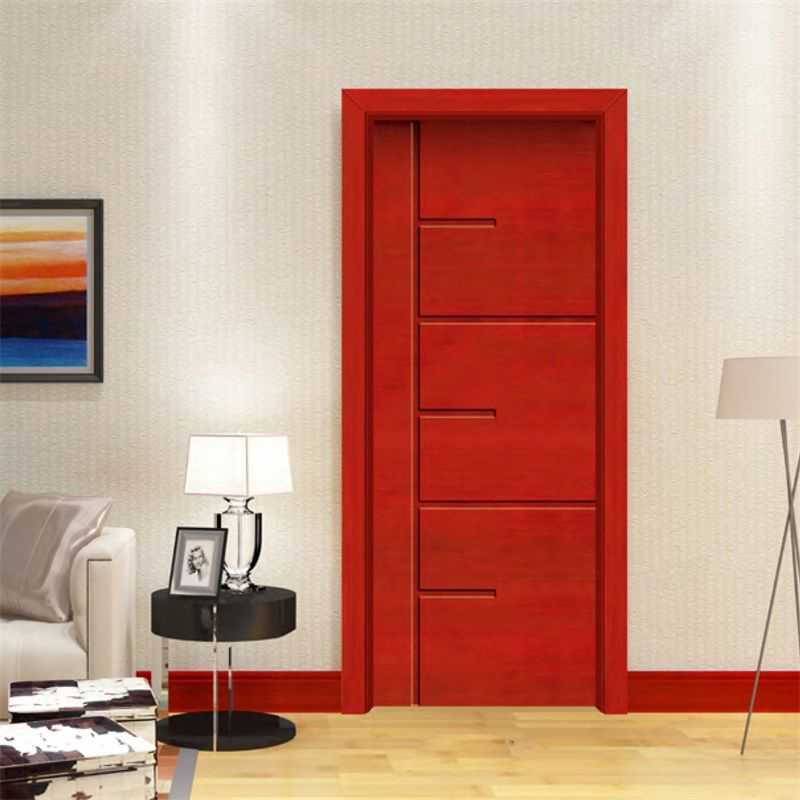 廠價直銷鑫順來X-8110平開橫貼實(shí)木烤漆門