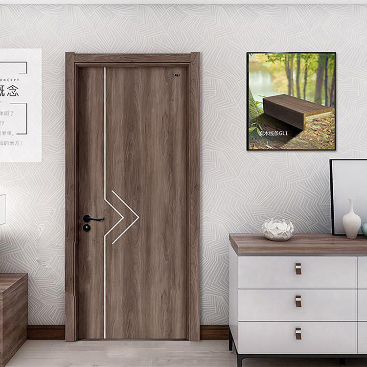 廠價(jià)直銷鑫順來(lái)X-8126平開實(shí)木烤漆門