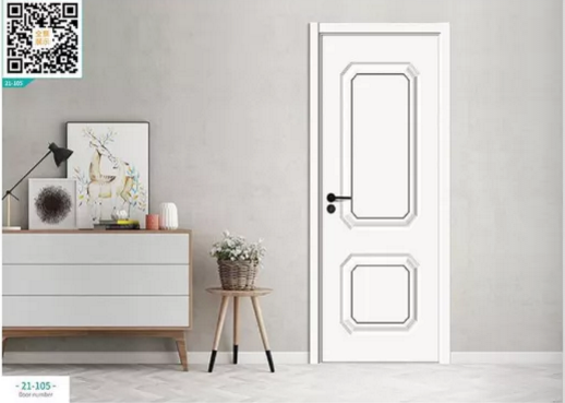 廠價熱賣鑫順來21-105掃碼豪華扣線木門，掃二維碼看裝修風格