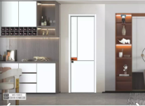 新品熱賣鑫愉世家XS-2308膚感實(shí)木烤漆門